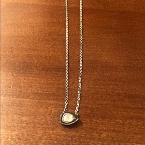 Diamond solitaire necklace